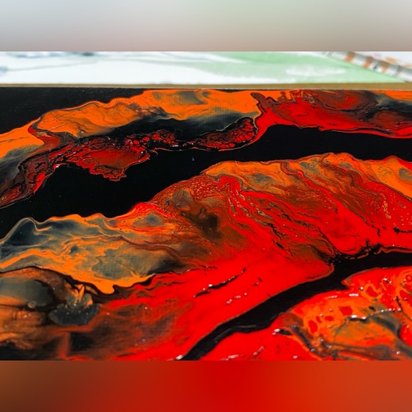 14” x 14” Original Acrylic Painting - Picture 3 of 3